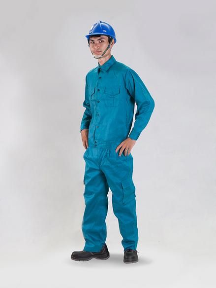 Bộ quần áo bảo hộ xanh Lilama giá rẻ tại BHLĐ Hải Thanh